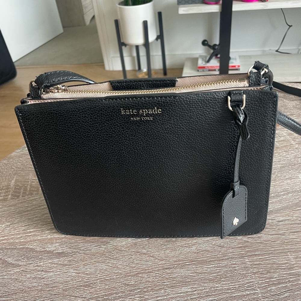 Kate Spade black cross body purse